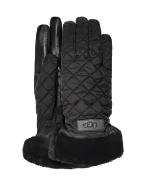 100144 Black Women's Quilted Performance Gloves