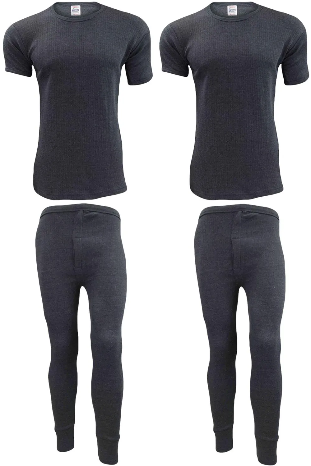 2 Pack Mens Half Sleeves Thermal Set