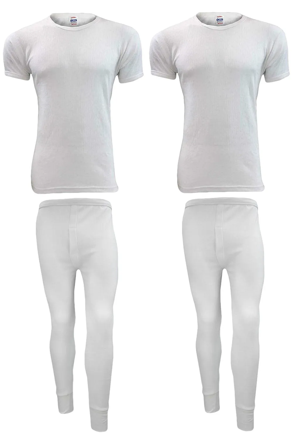 2 Pack Mens Half Sleeves Thermal Set