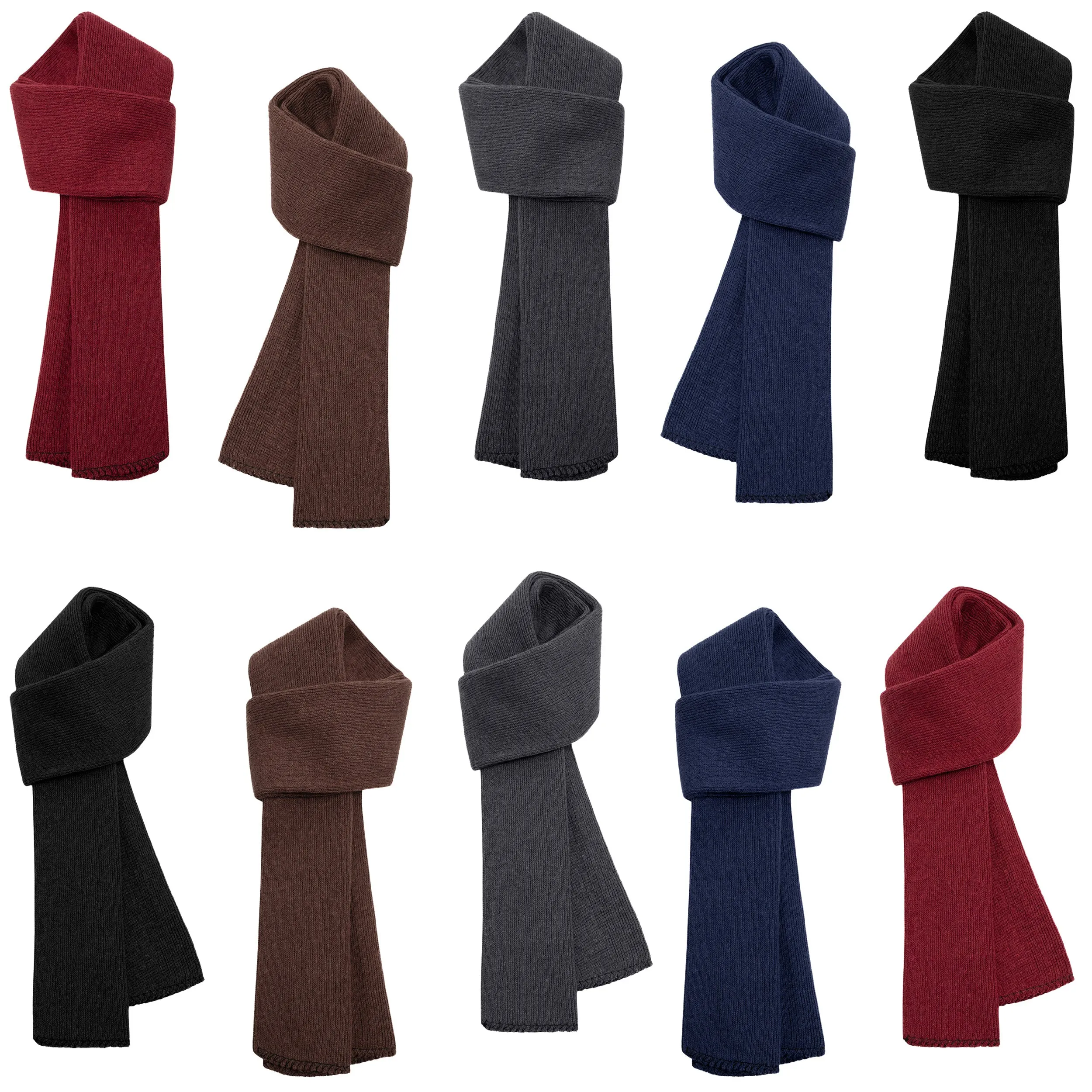 24 Set Wholesale Beanie, Glove and Scarf Bundle in 5 Assorted Colors - Bulk Case of 24 Beanies, 24 Pairs of Gloves, 24 Scarves