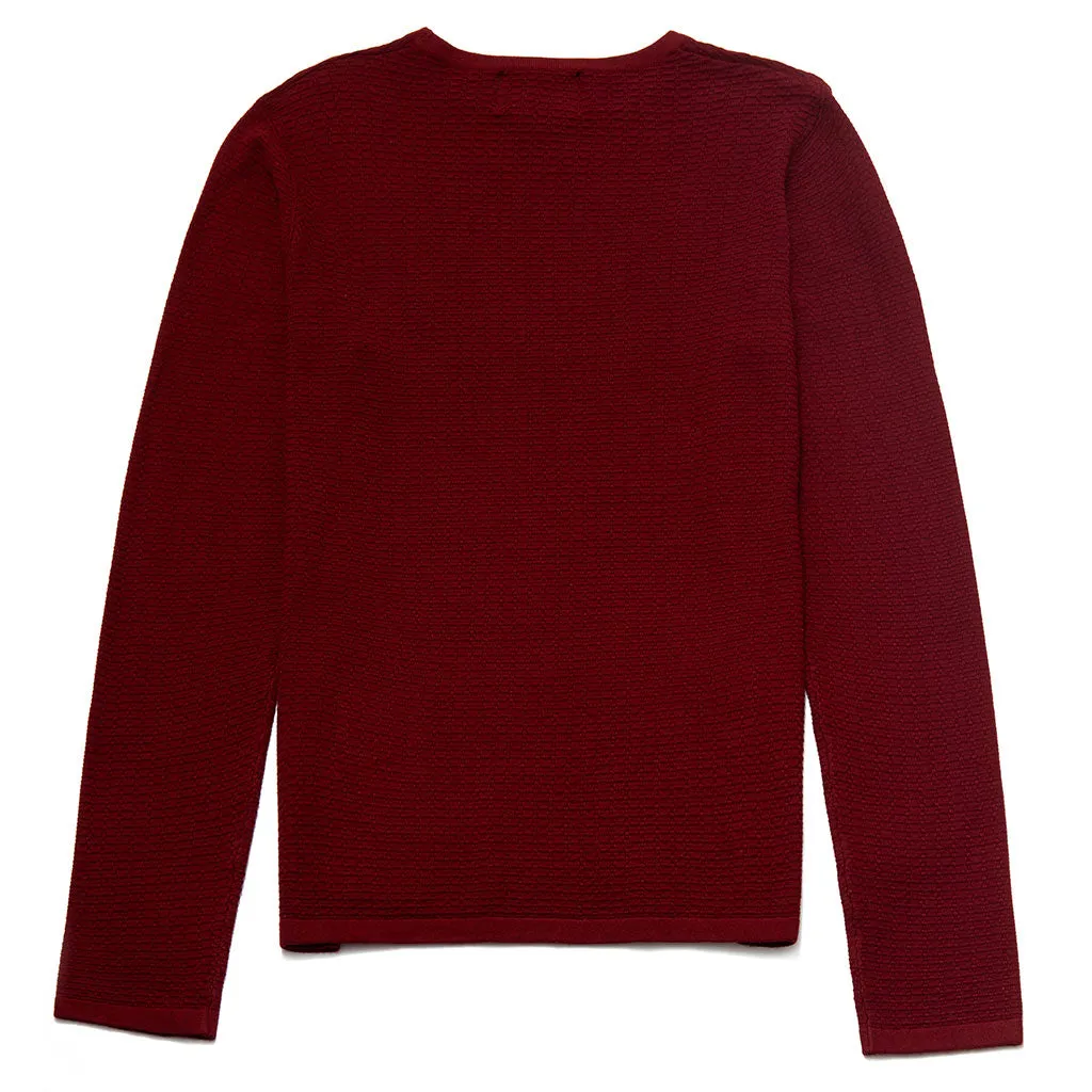 Alaric Textured Crew Neck Jumper