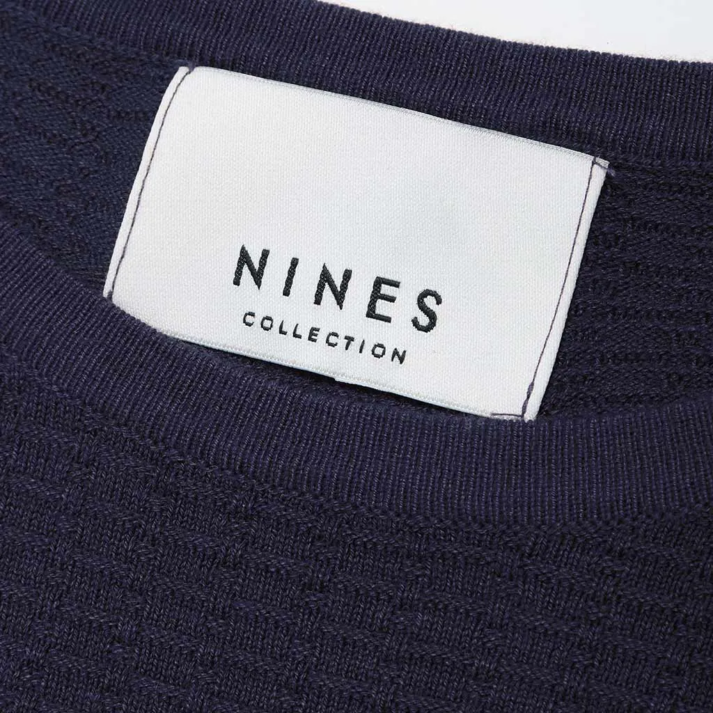 Alaric Textured Crew Neck Jumper