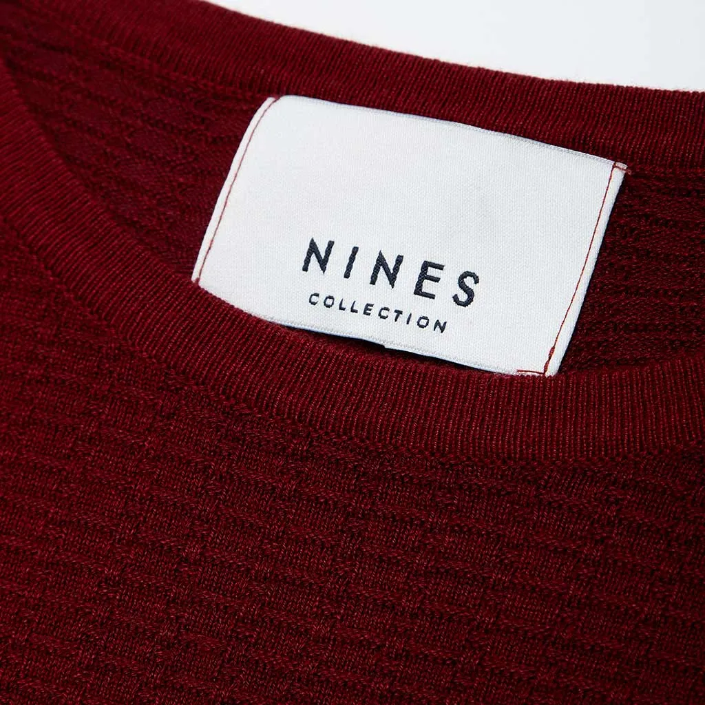 Alaric Textured Crew Neck Jumper