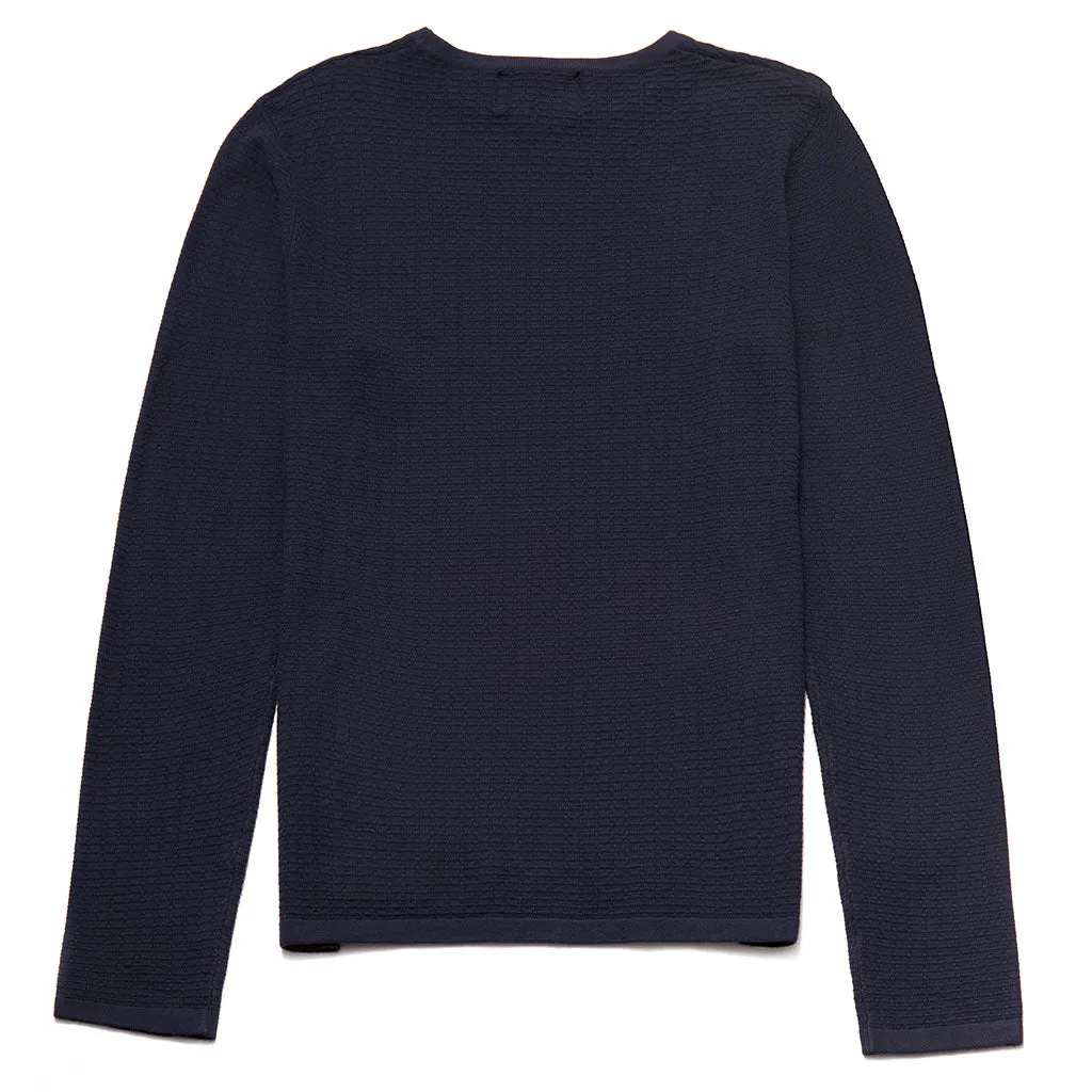 Alaric Textured Crew Neck Jumper