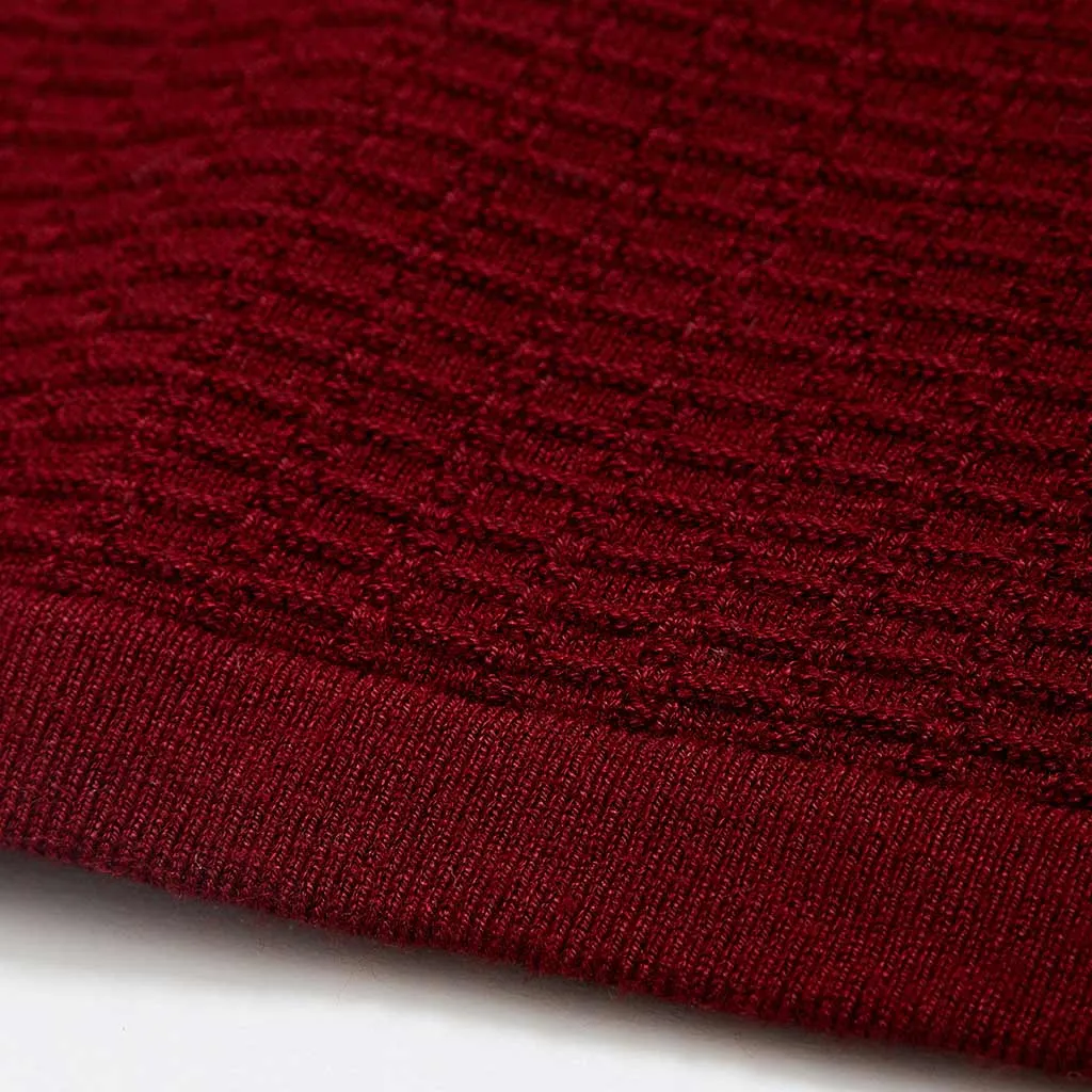Alaric Textured Crew Neck Jumper
