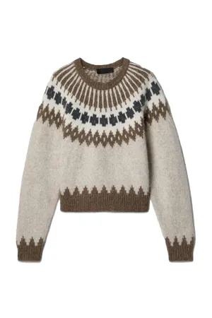 Alena Fair Isle Alpaca-Blend Sweater