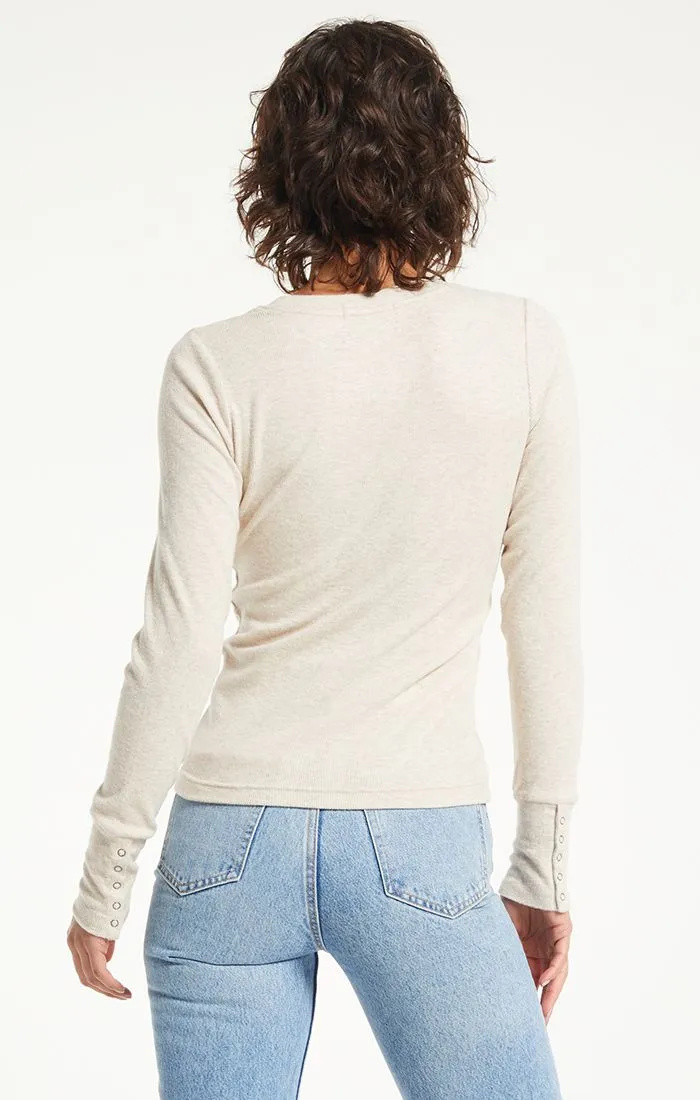 Alex Brushed Rib Top