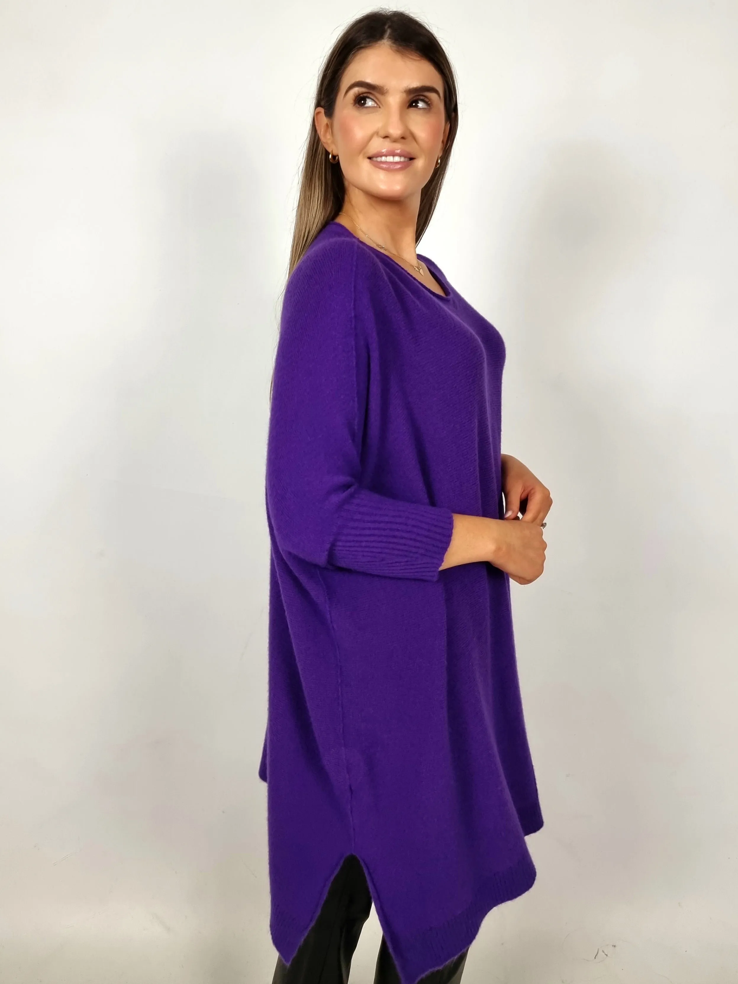 Alexandre Laurent Purple Kniited Sweater