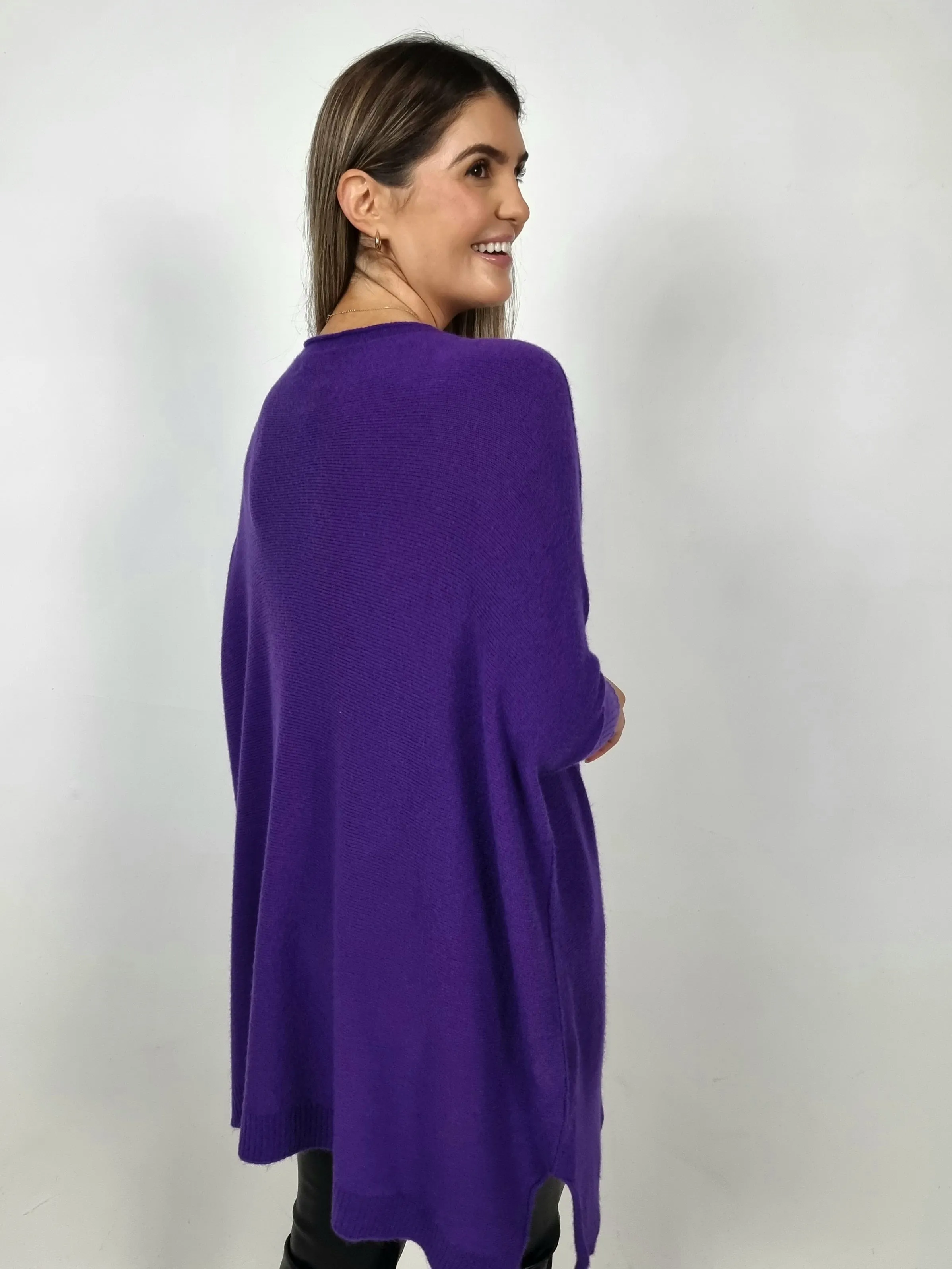 Alexandre Laurent Purple Kniited Sweater
