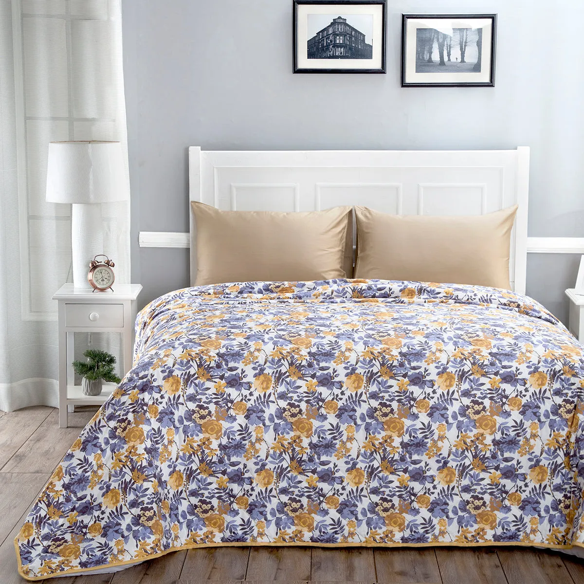 Alyssa Light Weight Extreme Winter Quilt Yellow