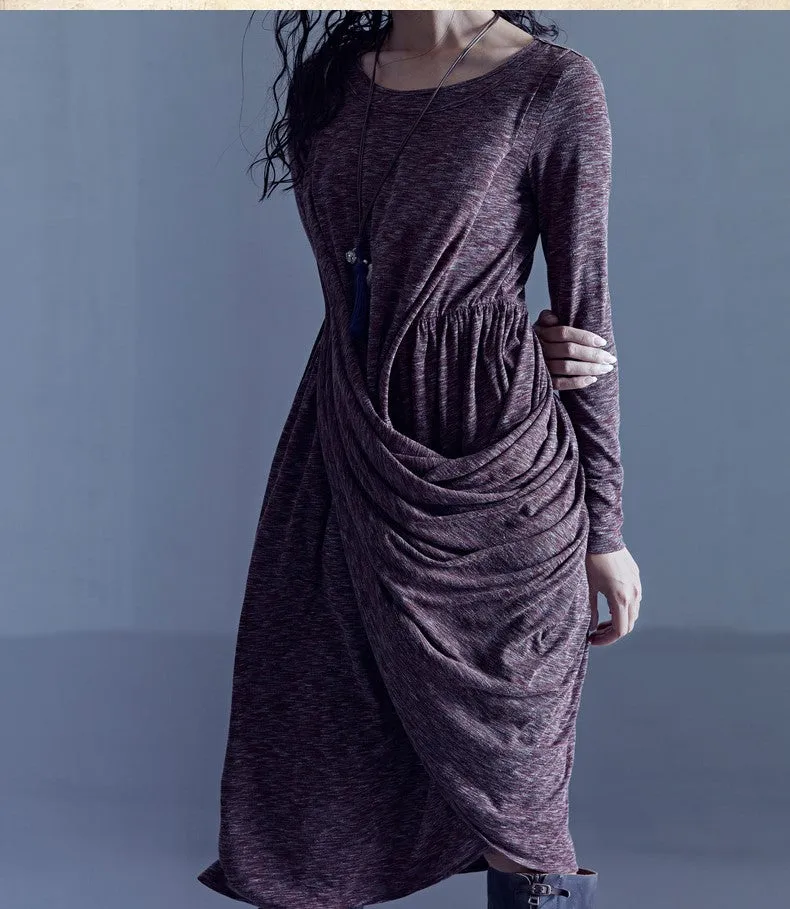 ARTKA WRAP NEPPY MIDI DRESS