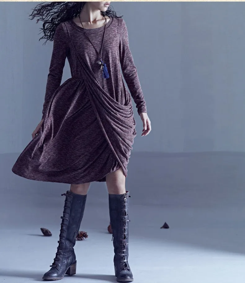 ARTKA WRAP NEPPY MIDI DRESS