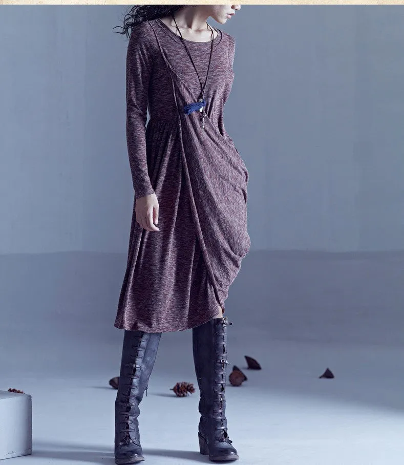 ARTKA WRAP NEPPY MIDI DRESS