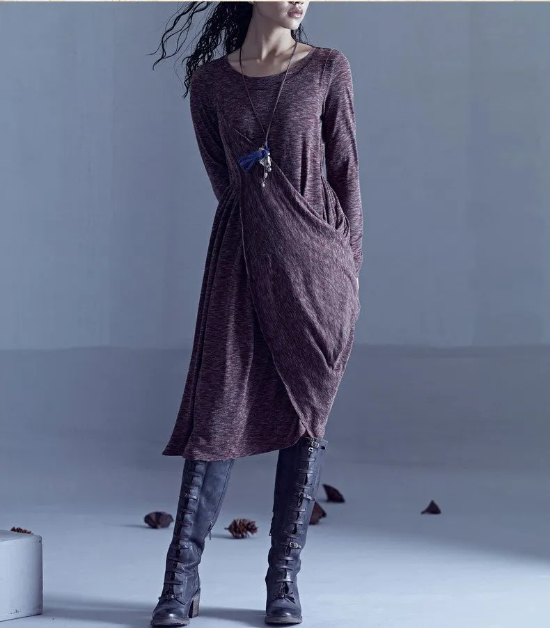 ARTKA WRAP NEPPY MIDI DRESS