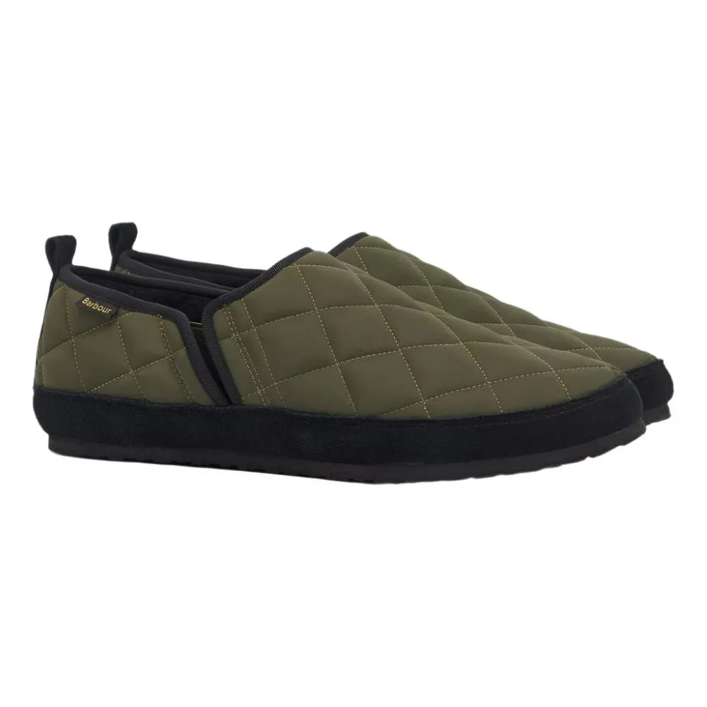 Barbour Mens Slipper Hall Olive