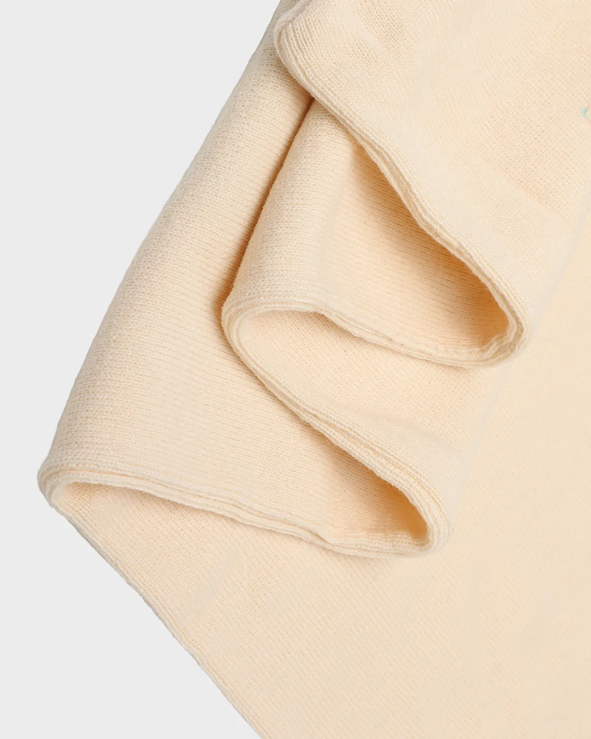 Beanie Scarf Set in Cream White