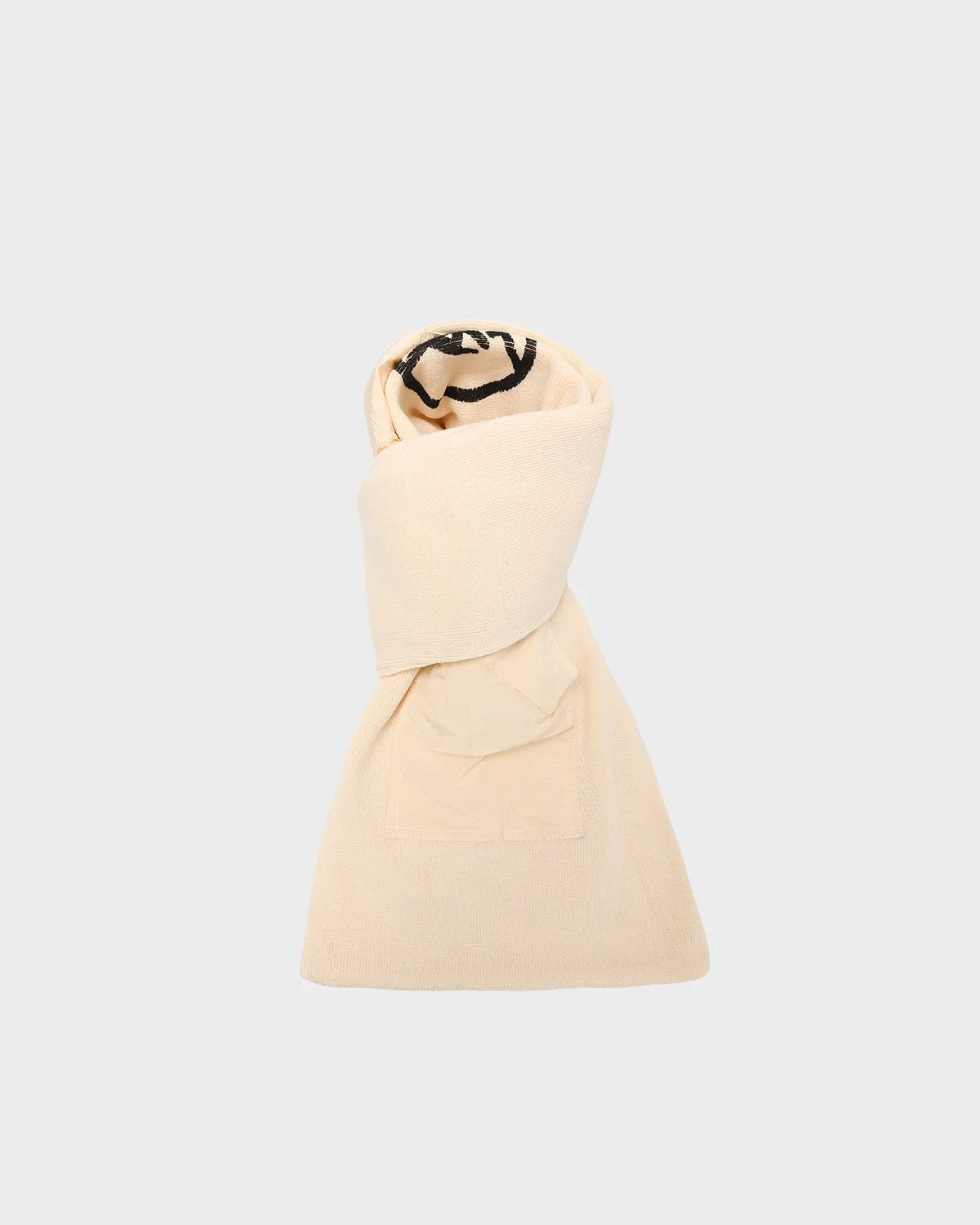 Beanie Scarf Set in Cream White