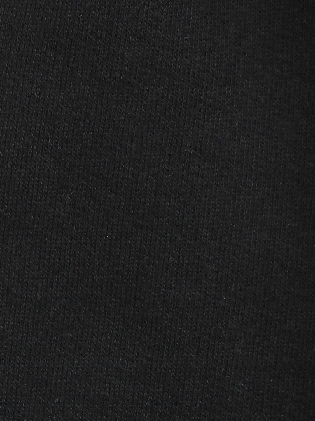 Black Knee Quilted Fleece TrackPant