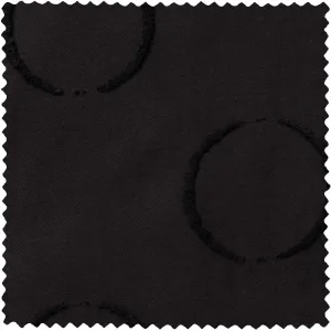 Black Organic Cotton Jacquard