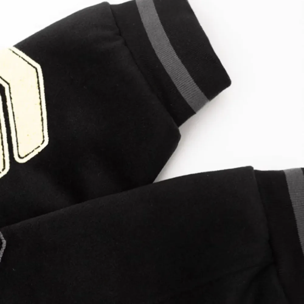 “Black Wool Embroidered” Jacket