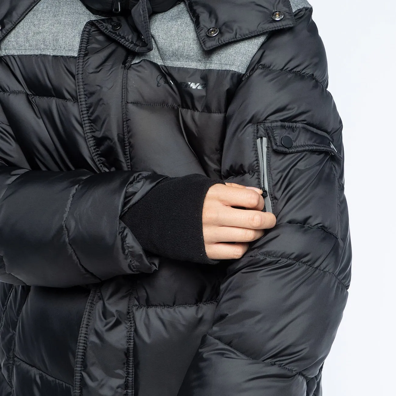 Boeing Quilted Contrast Yoke Jacket
