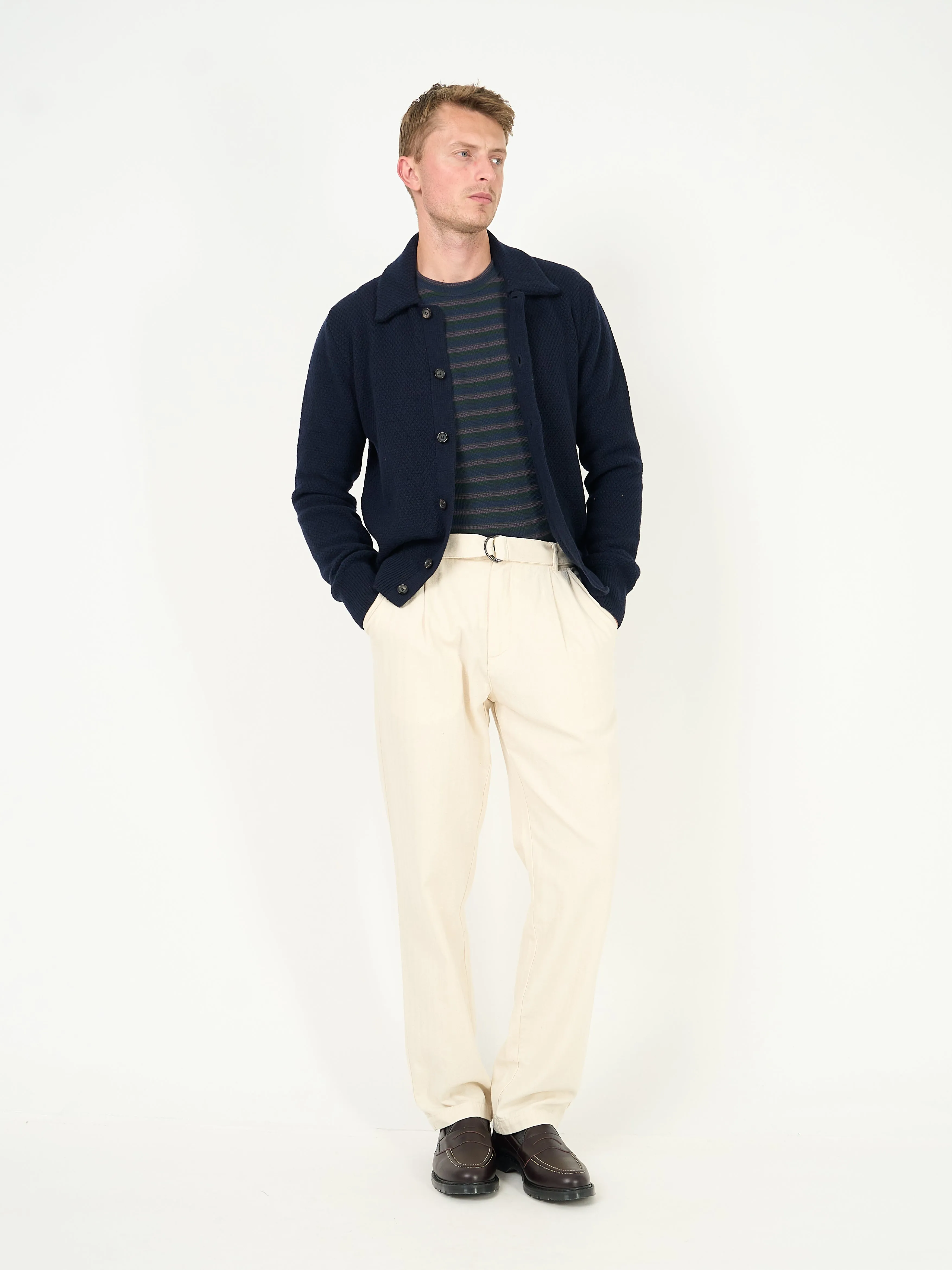 Britten Knitted Cardigan Bryant Navy