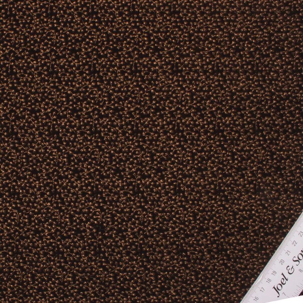 Brown/Copper Embroidered Velvet
