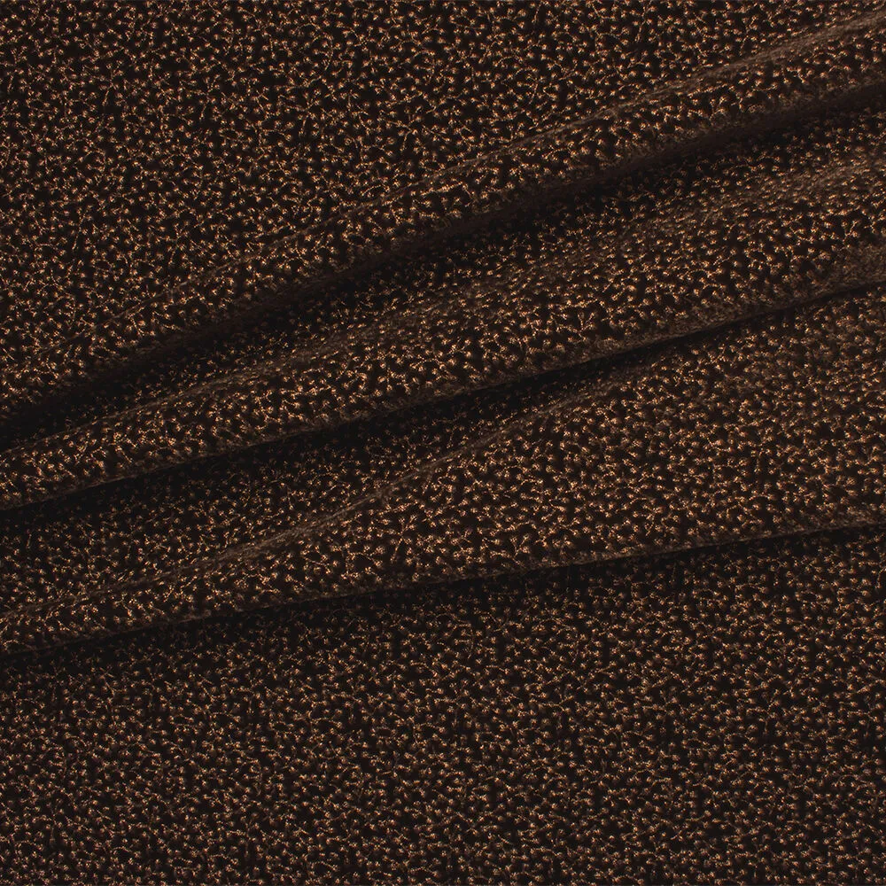 Brown/Copper Embroidered Velvet