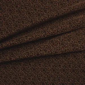 Brown/Copper Embroidered Velvet