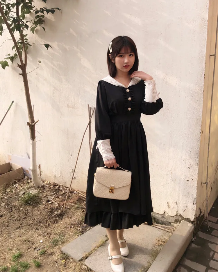 (BuyForMe) Sweet Wood~Lola's Diary~Multicolors Classic Lolita Plus Size OP Dress