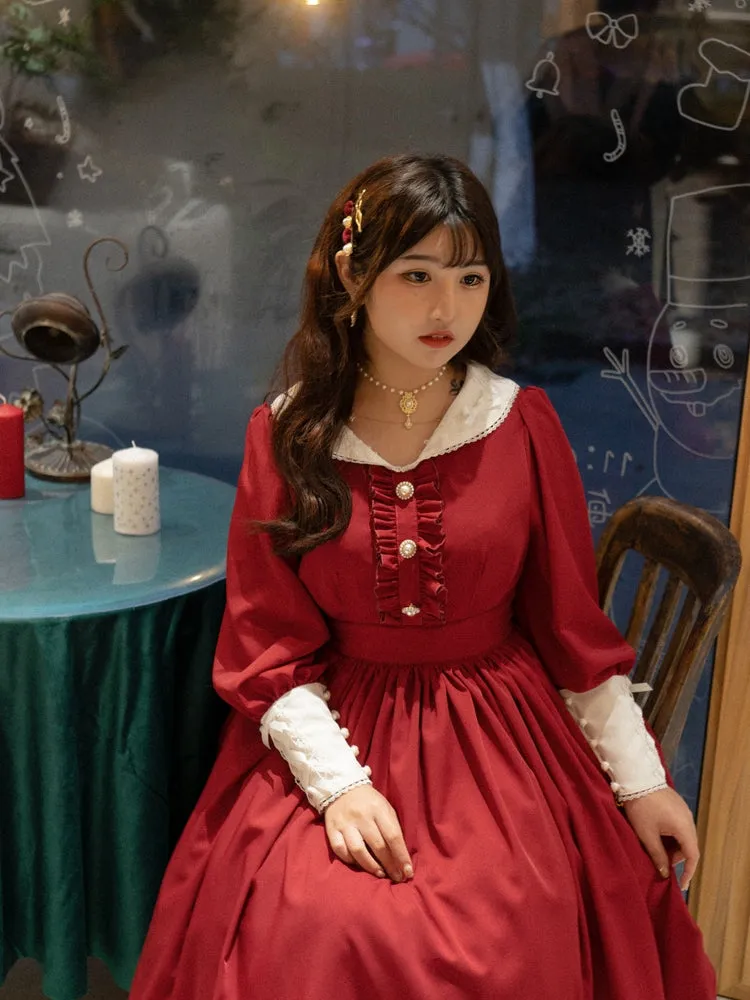 (BuyForMe) Sweet Wood~Lola's Diary~Multicolors Classic Lolita Plus Size OP Dress