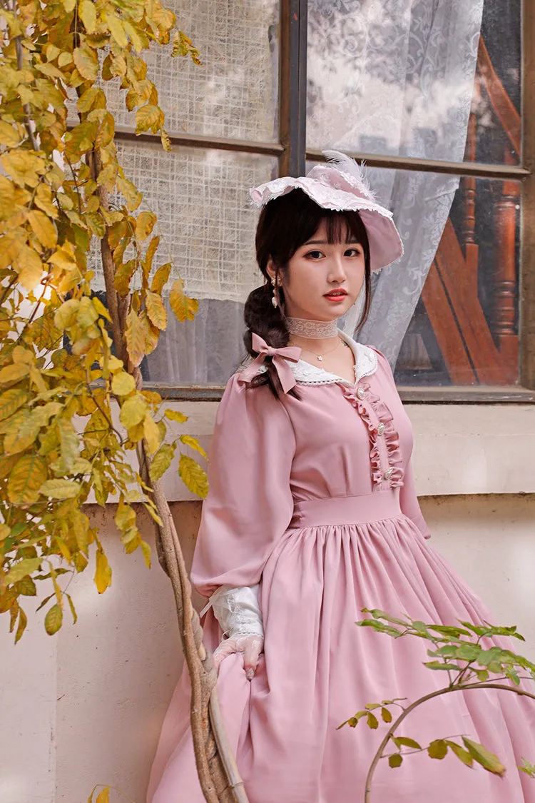 (BuyForMe) Sweet Wood~Lola's Diary~Multicolors Classic Lolita Plus Size OP Dress