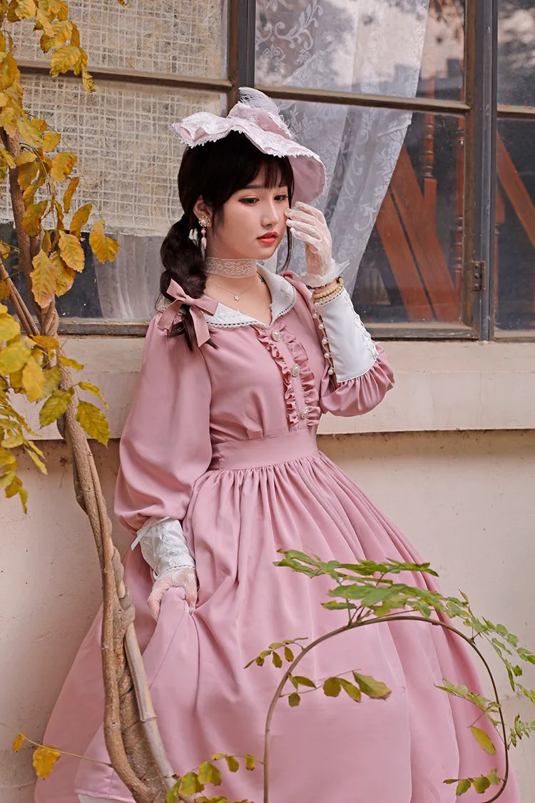 (BuyForMe) Sweet Wood~Lola's Diary~Multicolors Classic Lolita Plus Size OP Dress