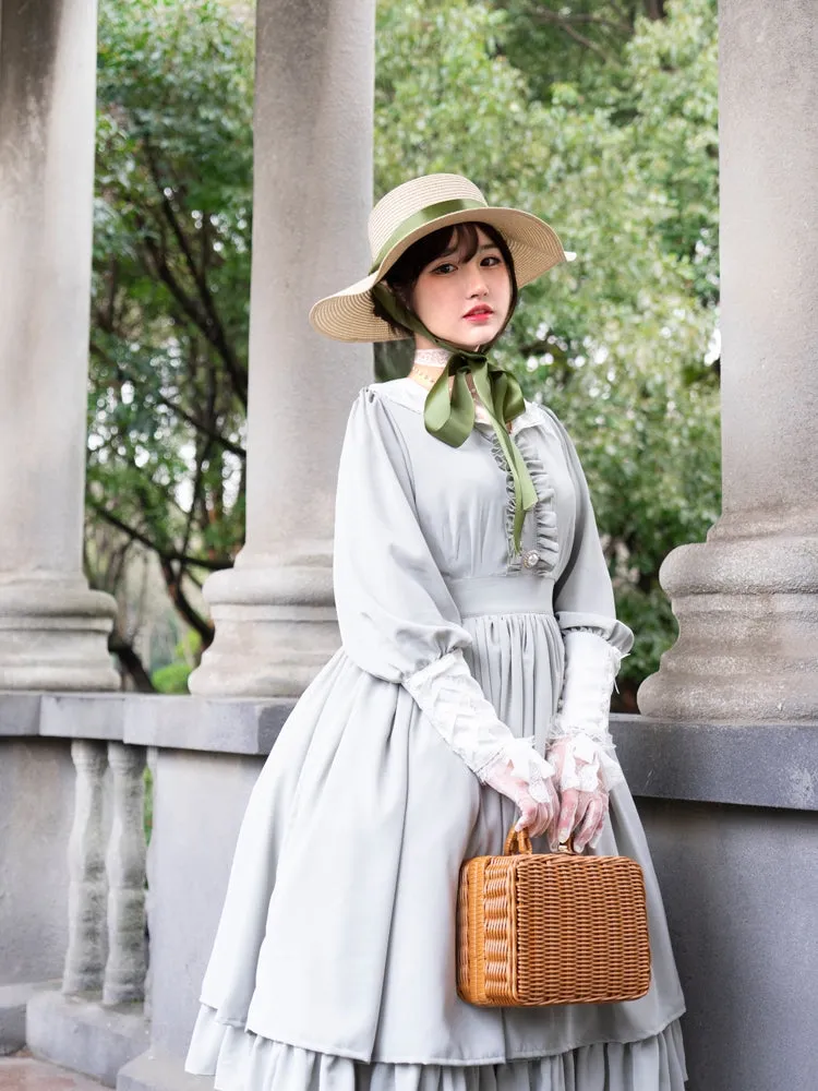 (BuyForMe) Sweet Wood~Lola's Diary~Multicolors Classic Lolita Plus Size OP Dress