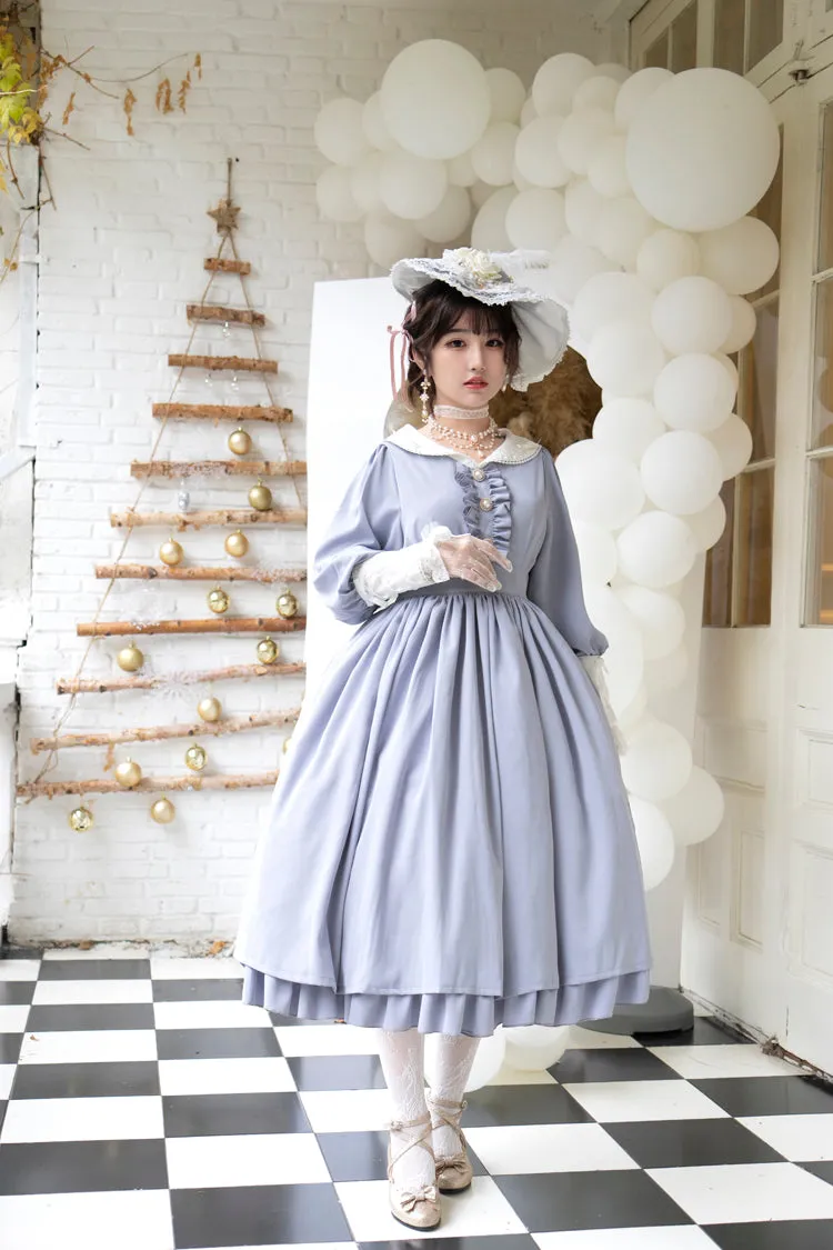 (BuyForMe) Sweet Wood~Lola's Diary~Multicolors Classic Lolita Plus Size OP Dress