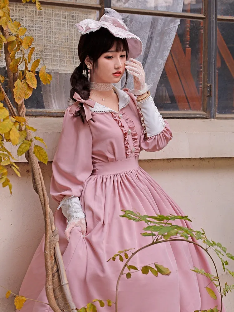 (BuyForMe) Sweet Wood~Lola's Diary~Multicolors Classic Lolita Plus Size OP Dress
