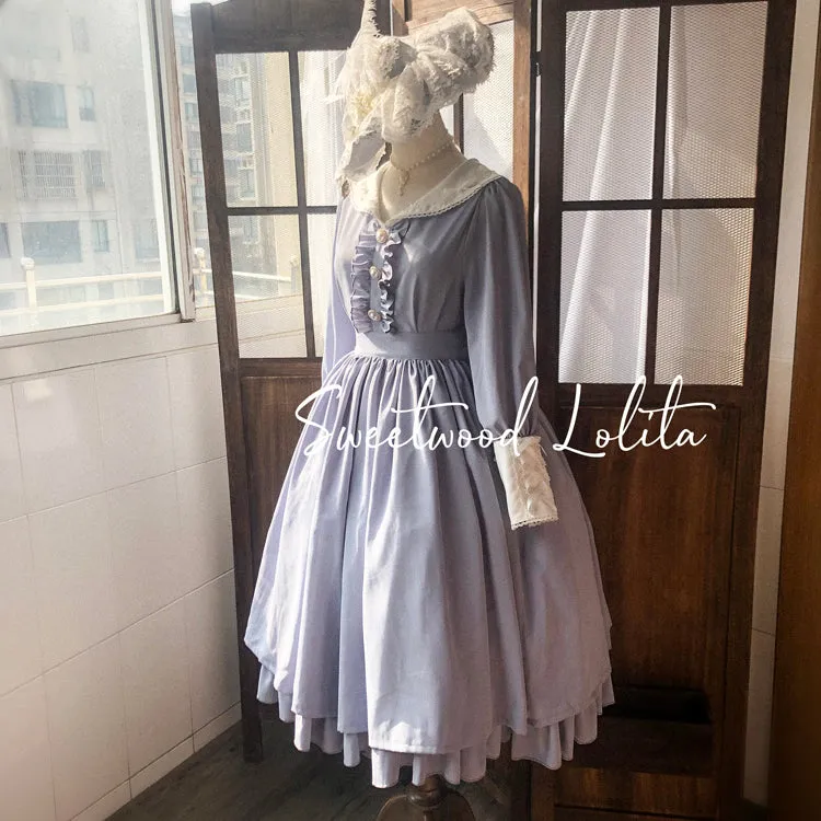 (BuyForMe) Sweet Wood~Lola's Diary~Multicolors Classic Lolita Plus Size OP Dress