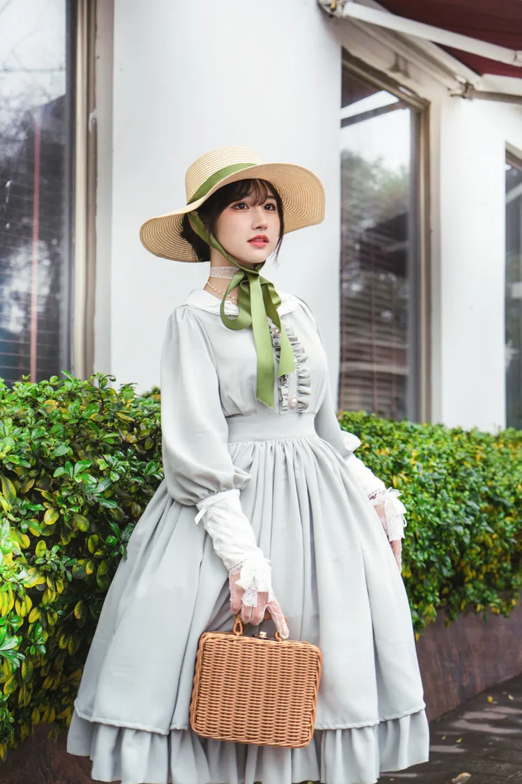 (BuyForMe) Sweet Wood~Lola's Diary~Multicolors Classic Lolita Plus Size OP Dress