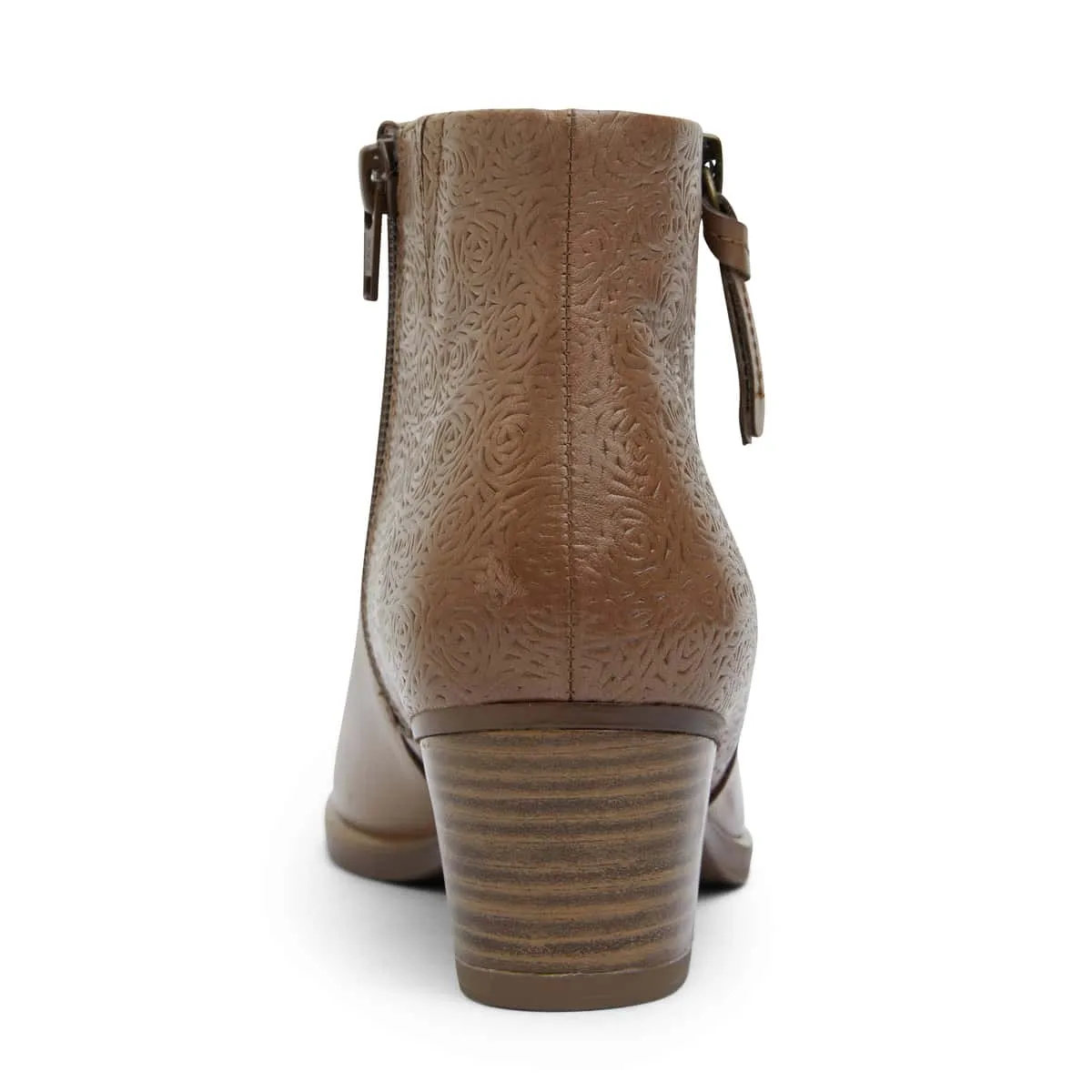 Cafe Boot in Taupe Leather