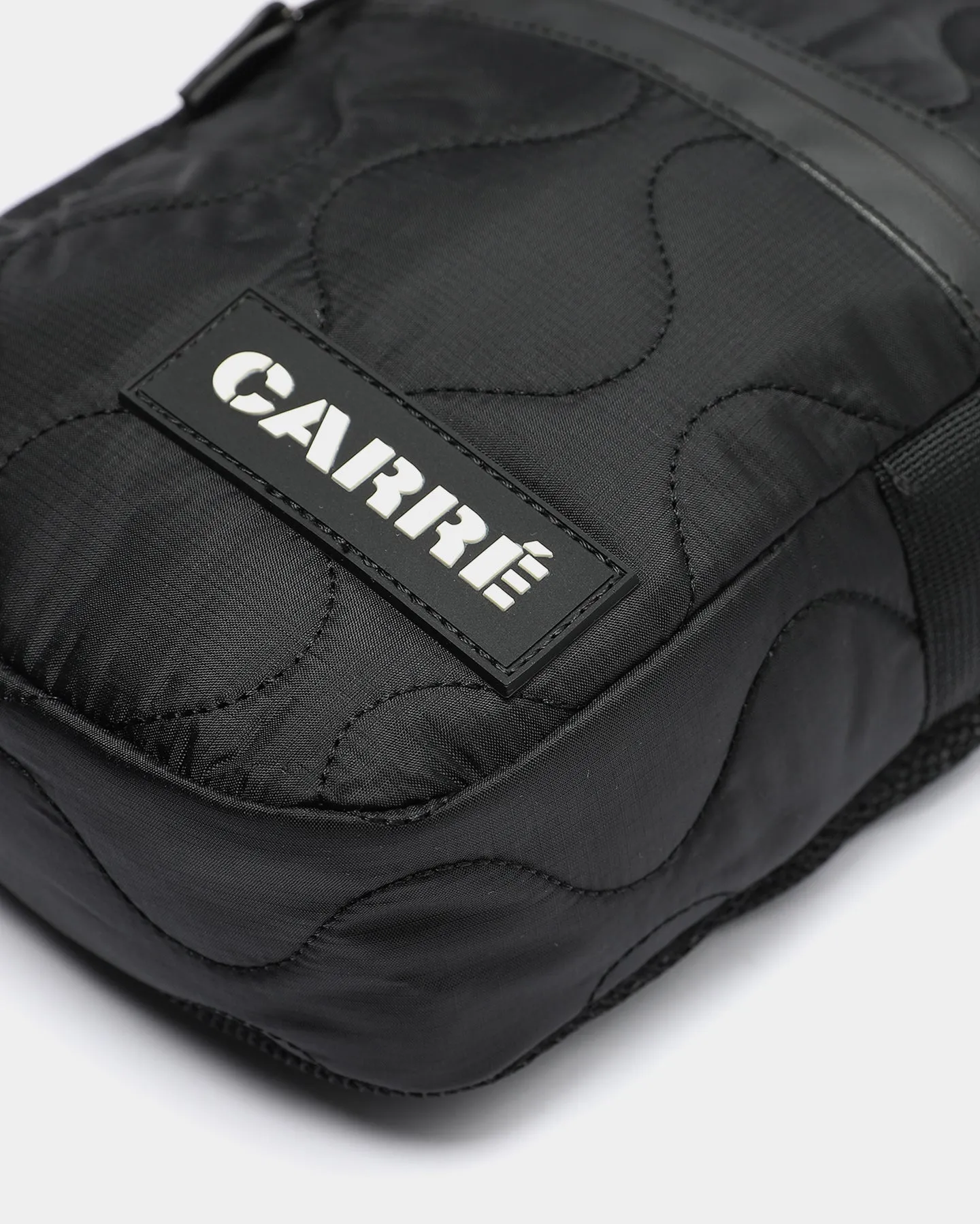 Carré Quilted Pouch Black