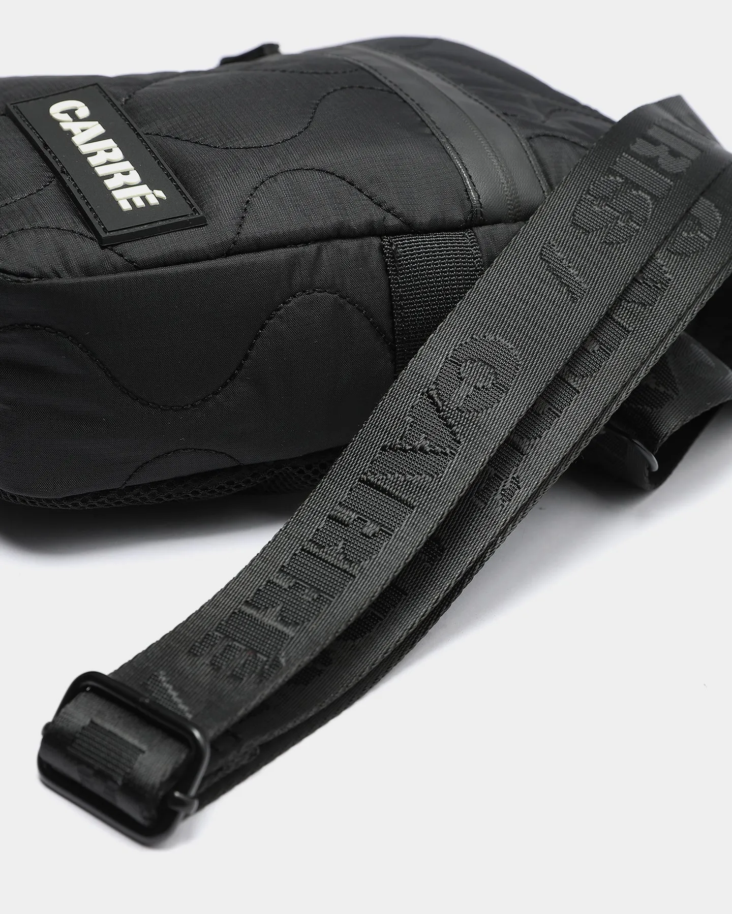 Carré Quilted Pouch Black