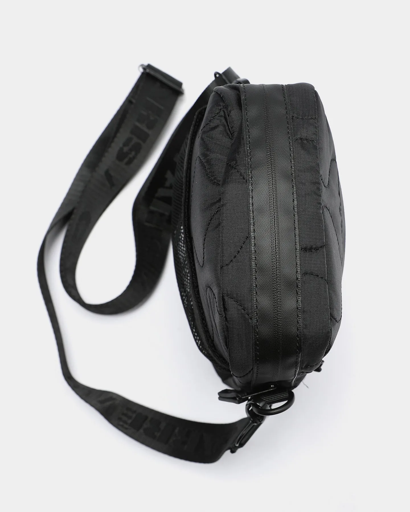 Carré Quilted Pouch Black
