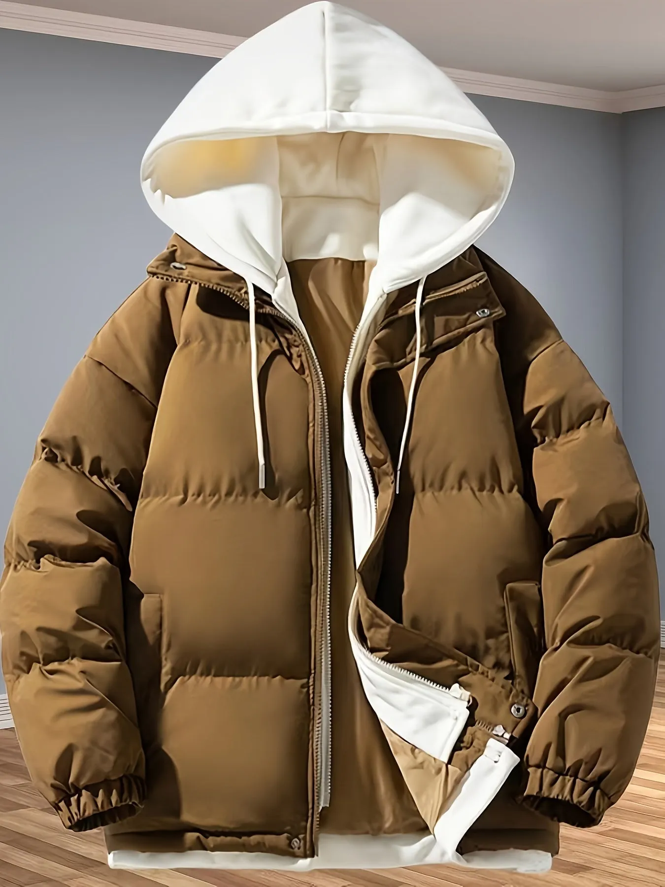 Casual 2-in-1 Thick Hooded Thermal Winter Jacket for Men | Ideal for Winter