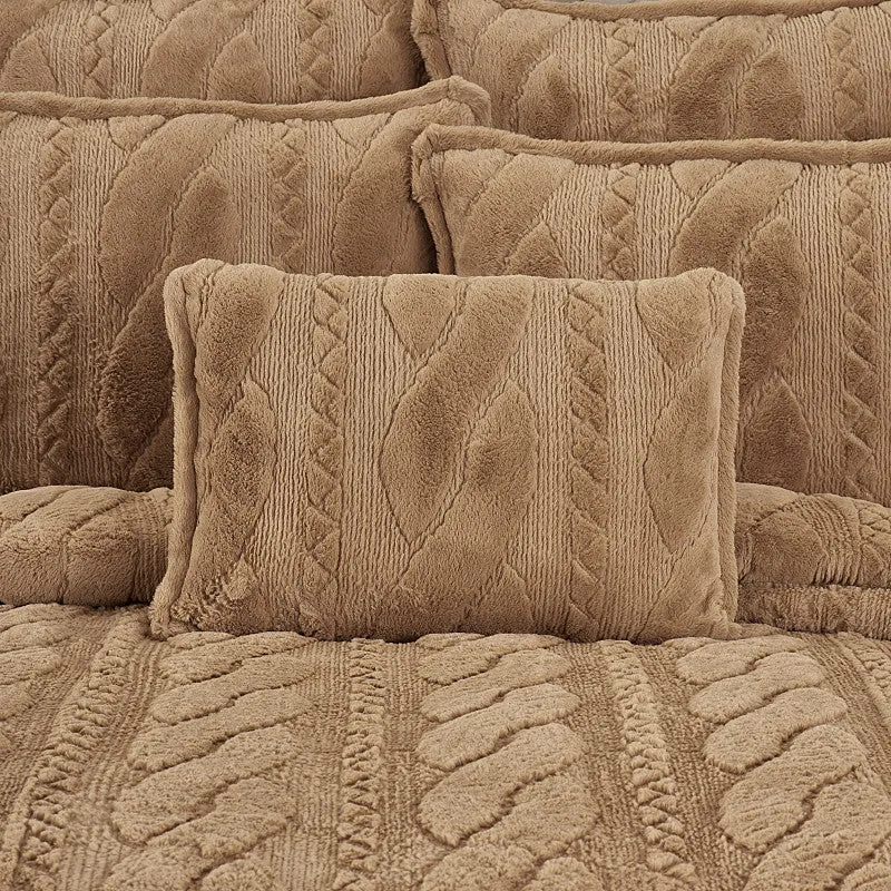 Cava Quilted Boudoir Decorative Throw Pillow