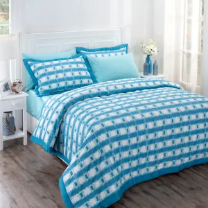 Co-Exist Escala Light Weight Winter Quilt Blue