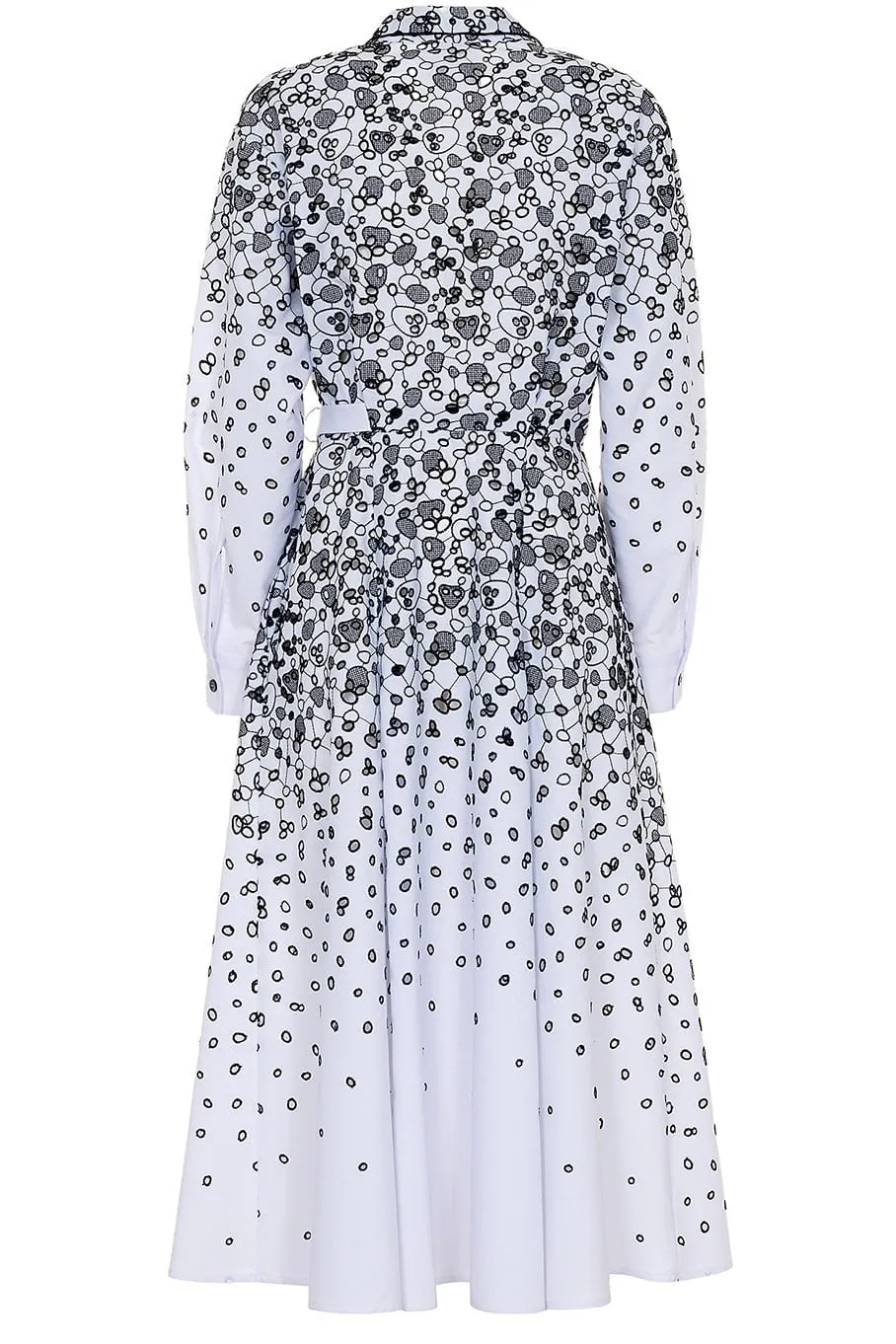 Cotton Eyelet Wrap Dress