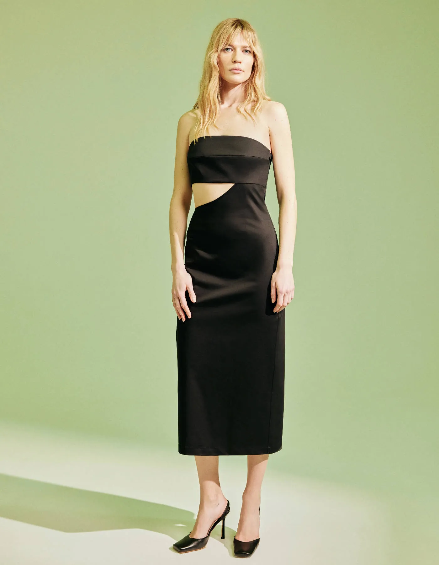 Cotton Midi Dress