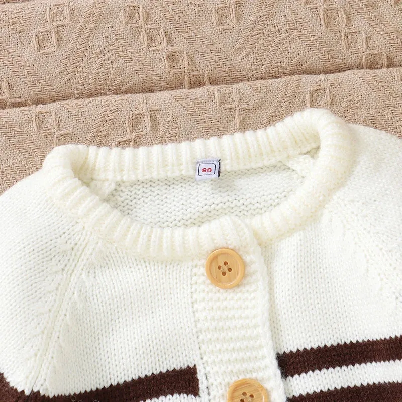 COZY Striped Knitted Jumpsuit