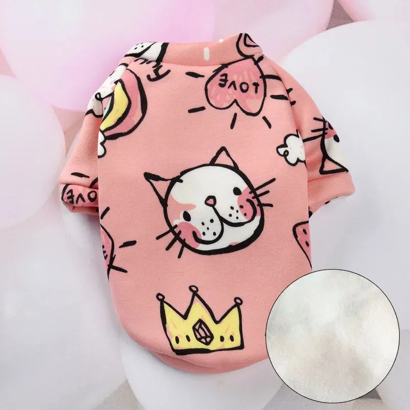 Cozy Winter Cat Hoodie - Warm Sweater for Cats and Small Dogs