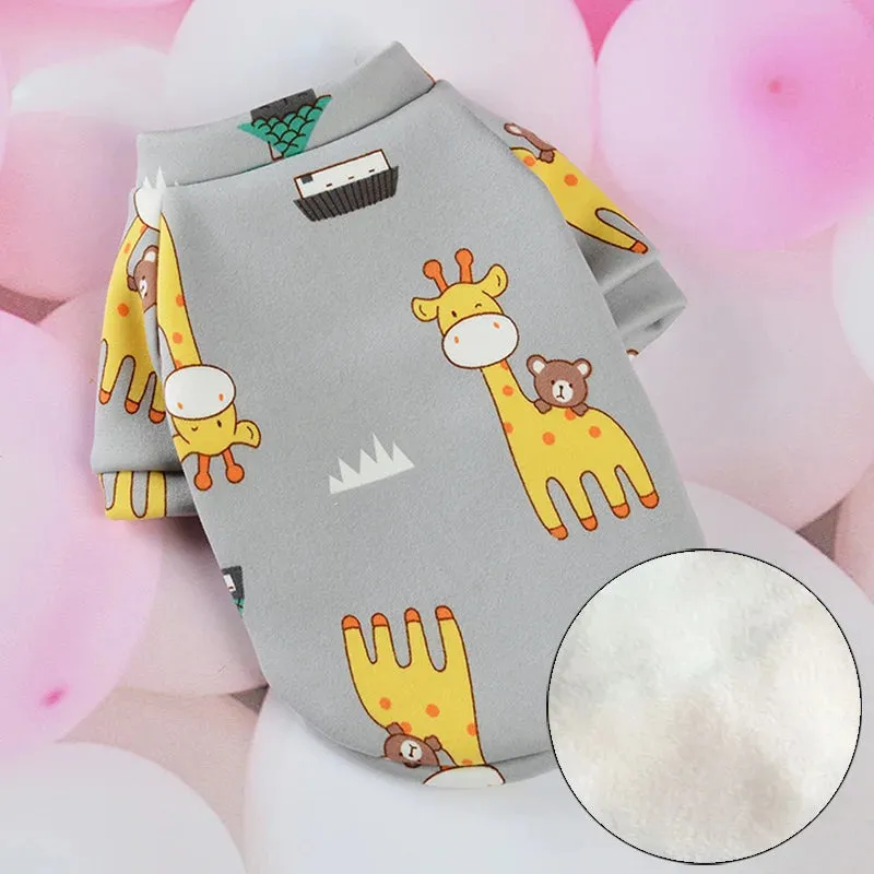 Cozy Winter Cat Hoodie - Warm Sweater for Cats and Small Dogs